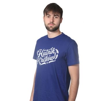 T-shirt niebieski Hutnik Kraków